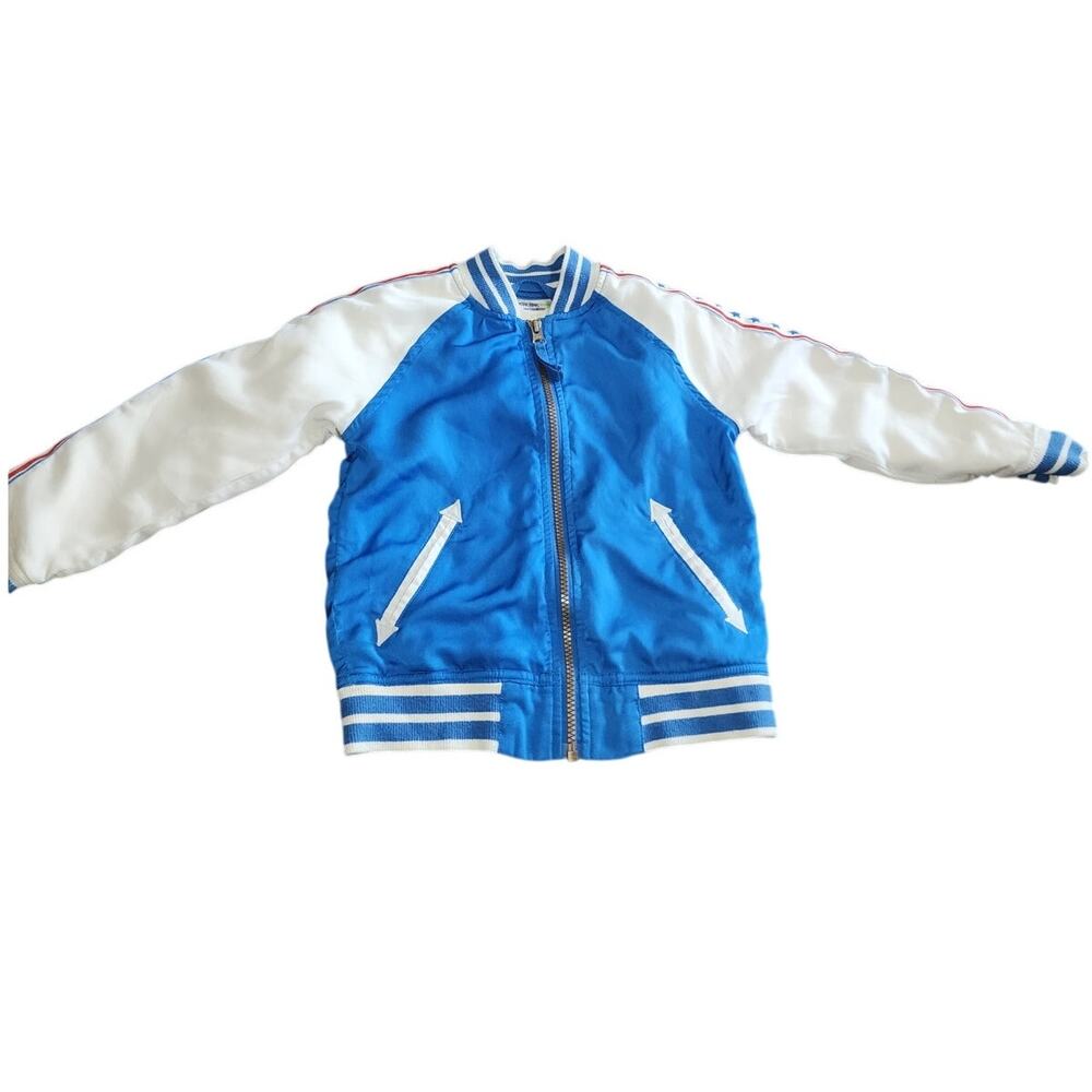 OshKosh Vintage Baseball Toddler Varsity Bomber Bam Bam Jacket 5T